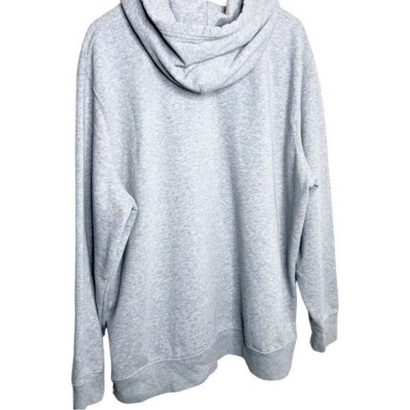 Levi's Unisex Logo Standard Heather Grey Oversized Hoodie Pullover Sweatshirt - Picture 8 of 16